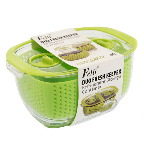 Felli Duo Fresh Keeper Storage Container 6"